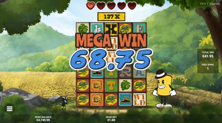 Stack em gokkast review hacksaw