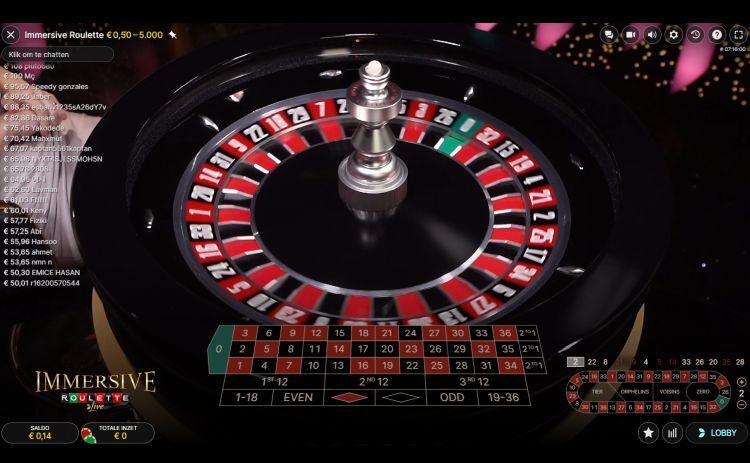Immersive roulette