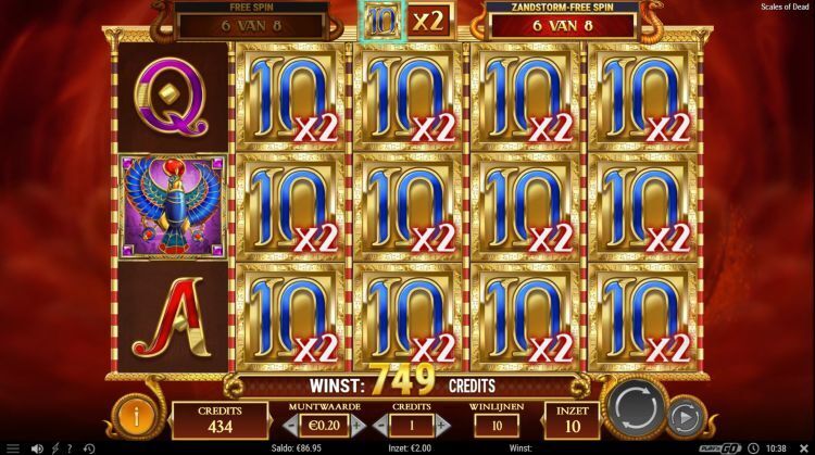 Scales of dead gokkast play n go review free spins