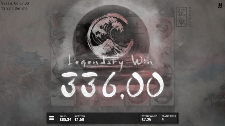 Densho gokkast review hacksaw gaming